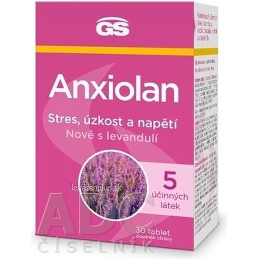 GS Anxiolan con lavanda 30 compresse 1×30 tbl, integratore alimentare