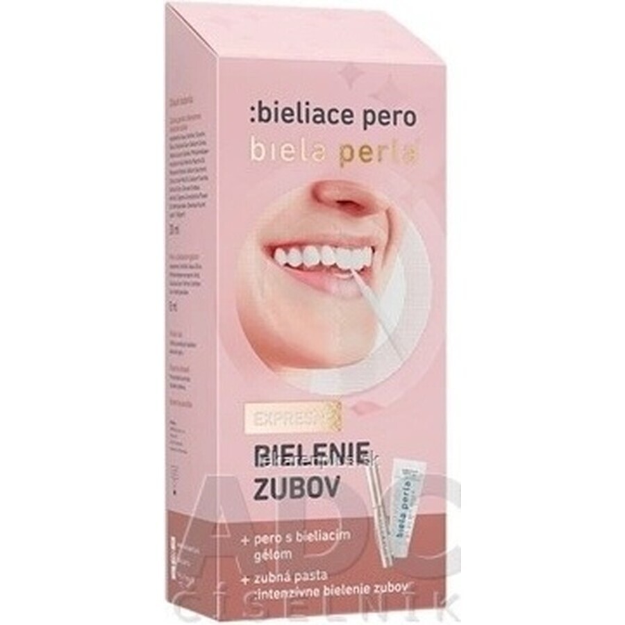 White Pearl - set 1×1 penna sbiancante, dentifricio 30 ml + penna sbiancante 8 ml