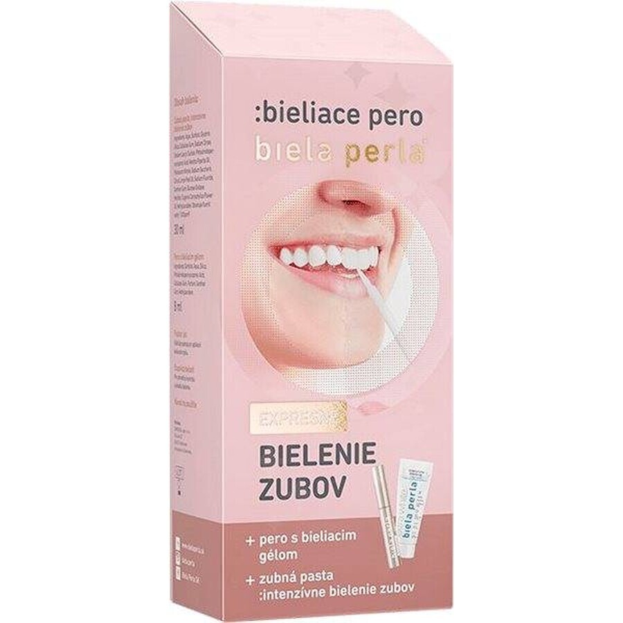 White Pearl - set 1×1 penna sbiancante, dentifricio 30 ml + penna sbiancante 8 ml