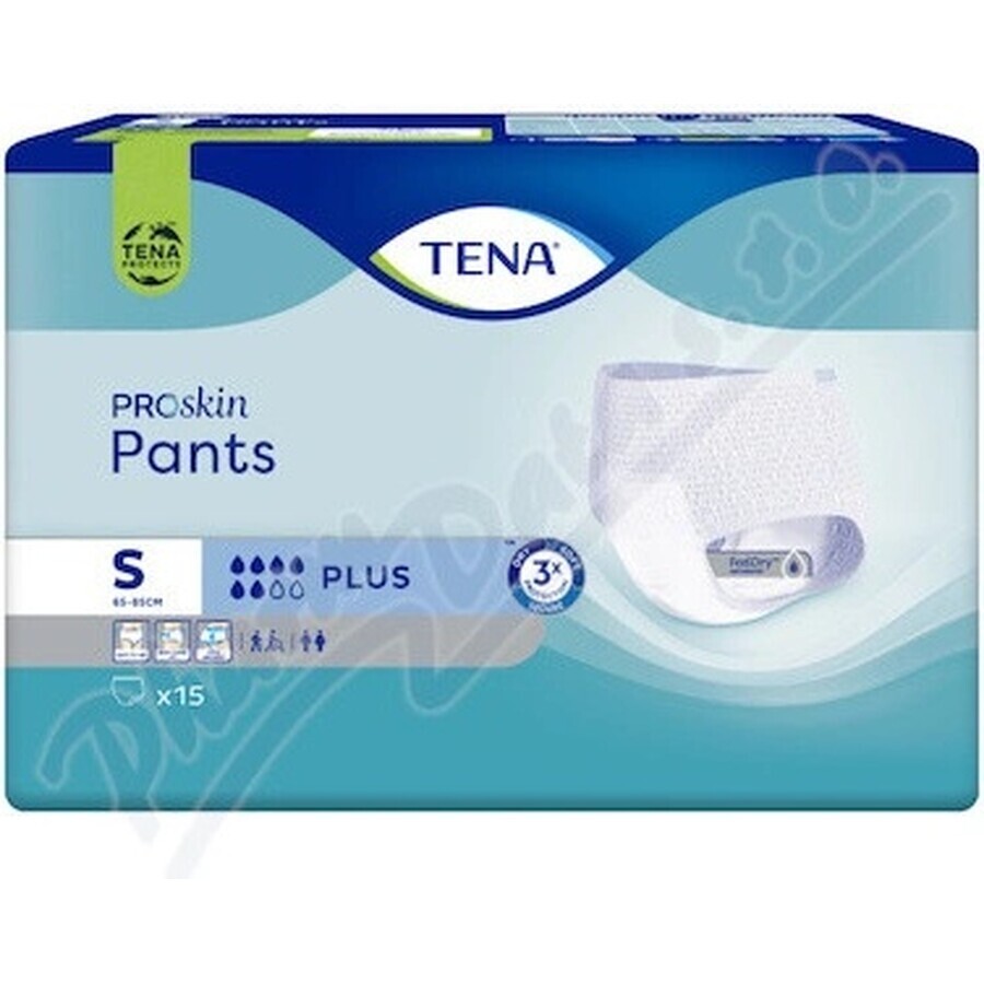 TENA Pants Plus S 1×15 pcs TENA Pants Plus S 1×15 pcs, slip absorbant