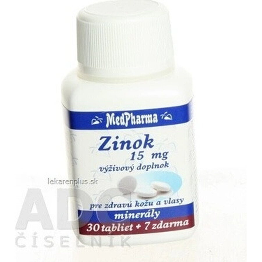 MedPharma ZINOC 15 mg 1×37 tbl, zinco