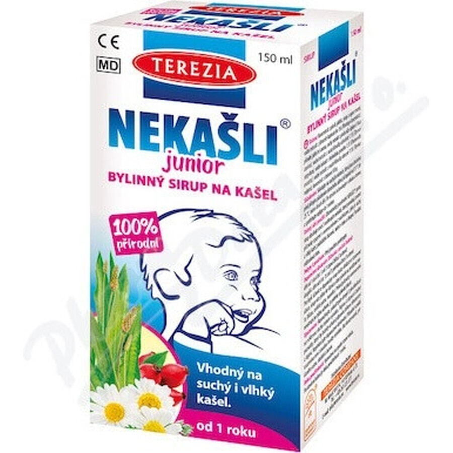 TEREZIA NEKAŠLI JUNIOR sciroppo per la tosse alle erbe 1×150 ml, sciroppo