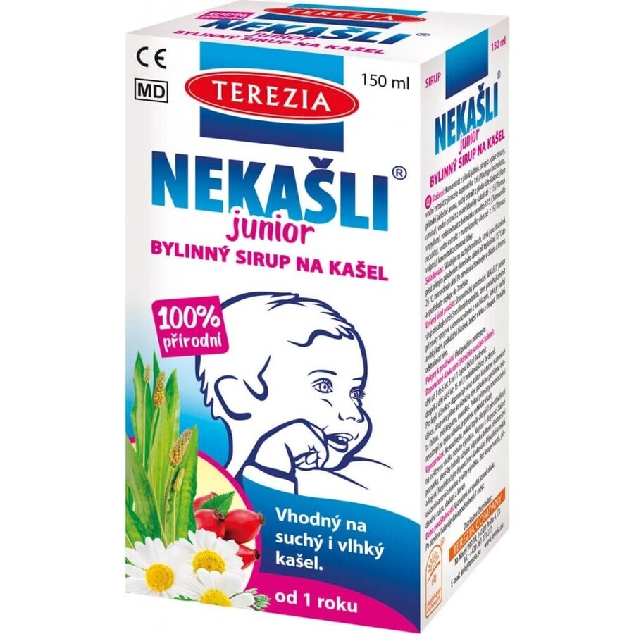 TEREZIA NEKAŠLI JUNIOR sciroppo per la tosse alle erbe 1×150 ml, sciroppo