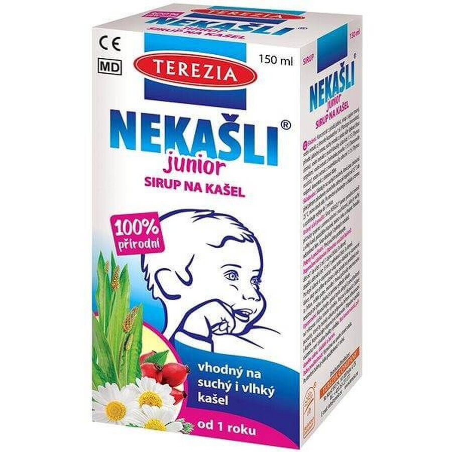 TEREZIA NEKAŠLI JUNIOR sciroppo per la tosse alle erbe 1×150 ml, sciroppo