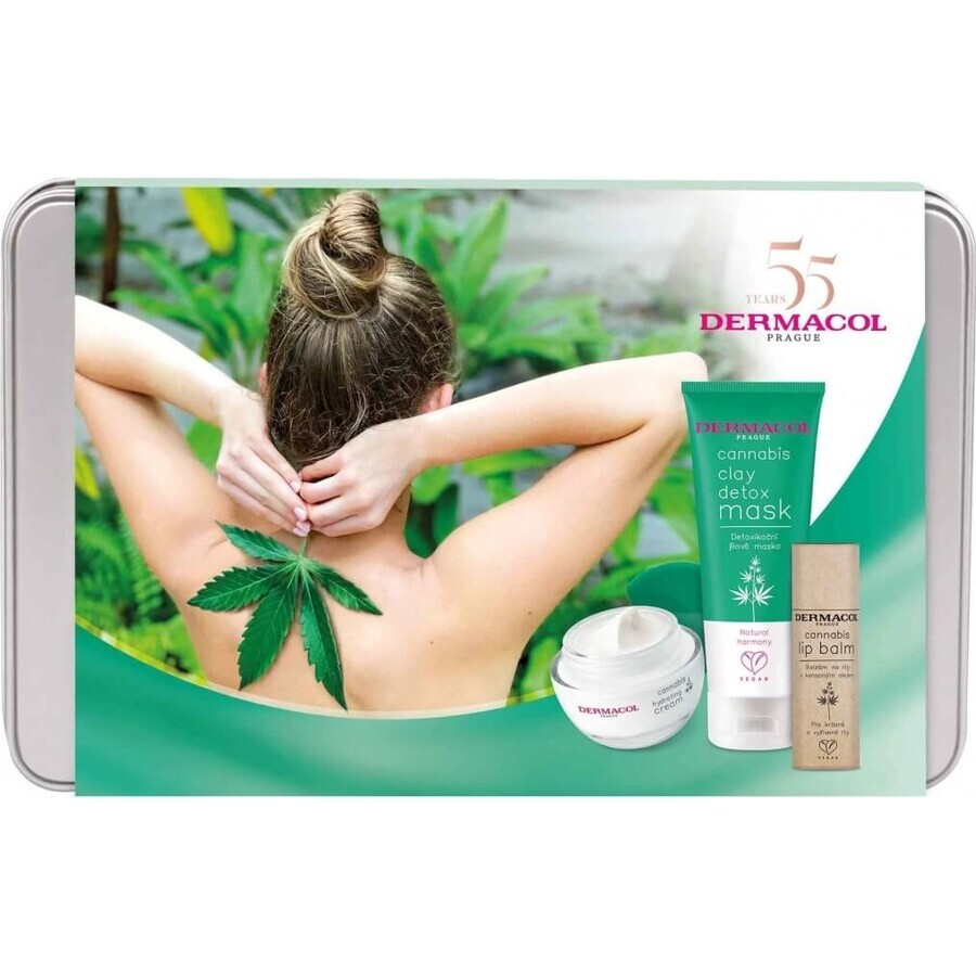 Dermacol Cannabis II gift pack. 1×1 cosmetic set