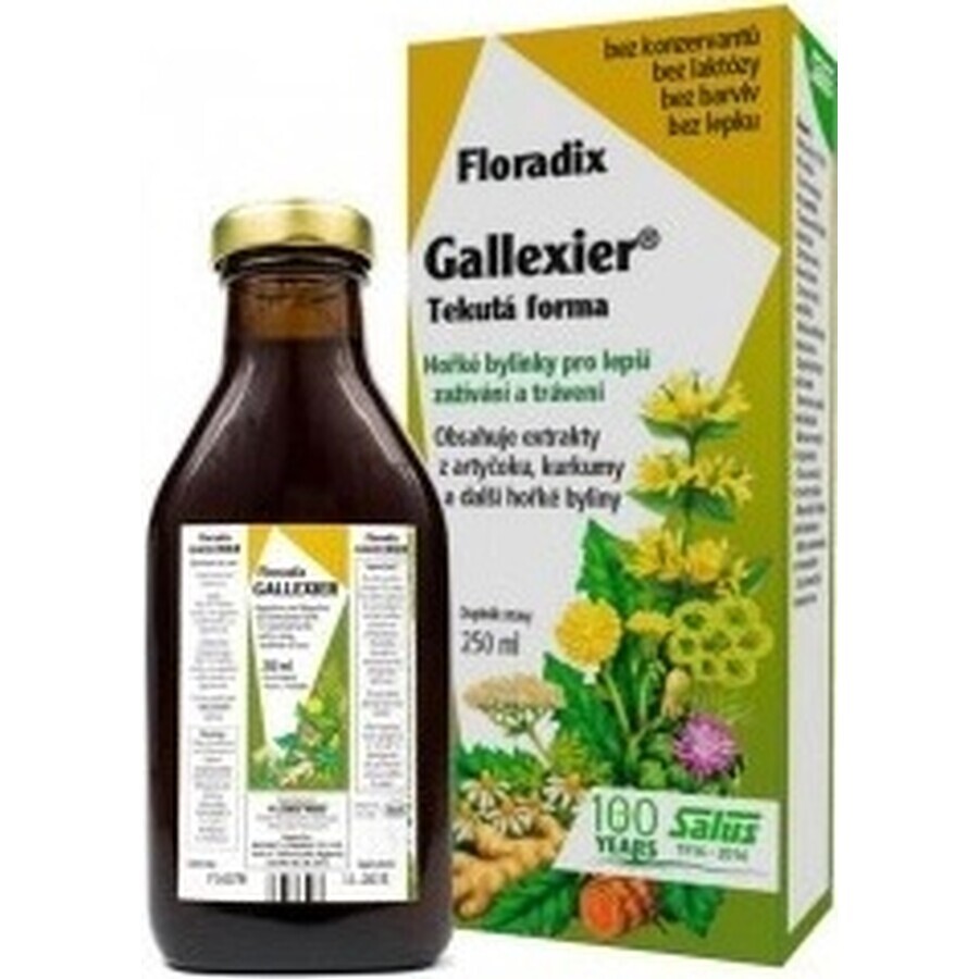 SALUS Floradix Gallexier 1×250 ml, forma liquida