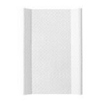 CEBA Tapis de remplacement 2 carrés avec panneau solide (50x80) Comfort Caro blanc 1×1 pc