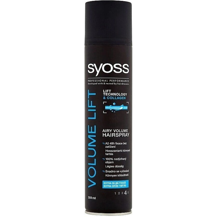 Syoss Volume Lift Hairspray 1×300 ml, lacca per capelli