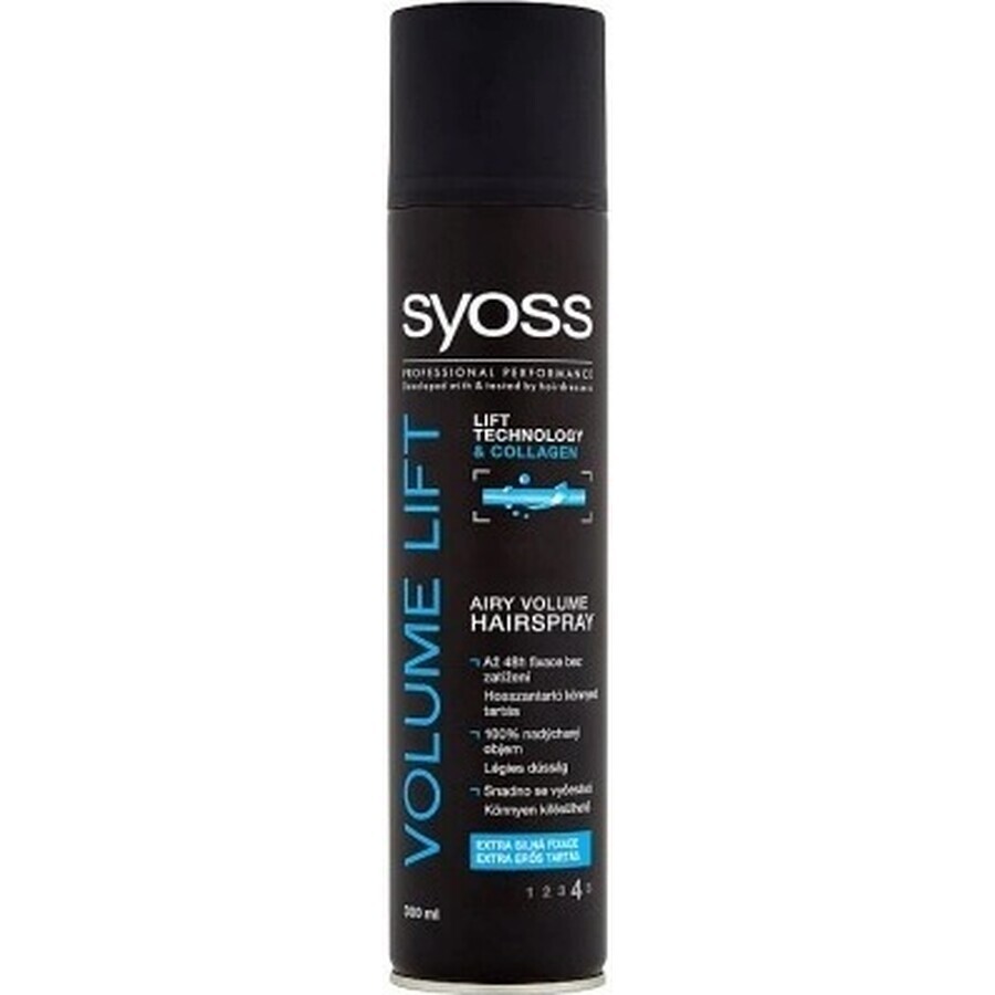 Syoss Volume Lift Hairspray 1×300 ml, lacca per capelli