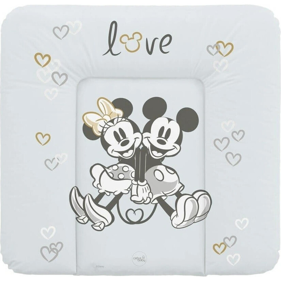 CEBA Disney Minnie & Mickey Tappetino di ricambio morbido per cassettiera (75x72) Disney Minnie & Mickey Grigio 1×1 pz.