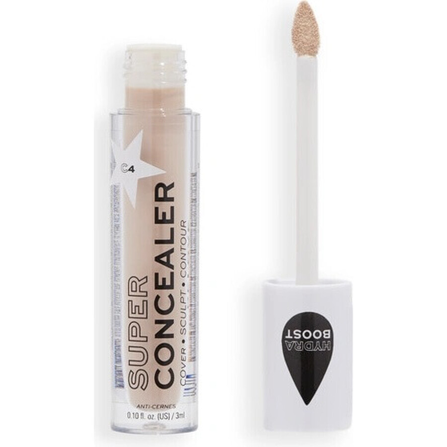 Revolution Relove, Super Concealer Radiant Matte Matte C4, concealer 1×3 ml, concealer