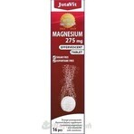 JutaVit Magnesio 275 mg + vitamina B6 compresse effervescenti al gusto di arancia e melograno 1x16 pz.