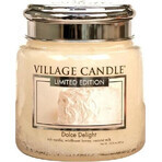 Village Candle Scented candle in glass - Dolce Delight - Velvet Delight, medium 1×1 pc, scented candle in glass