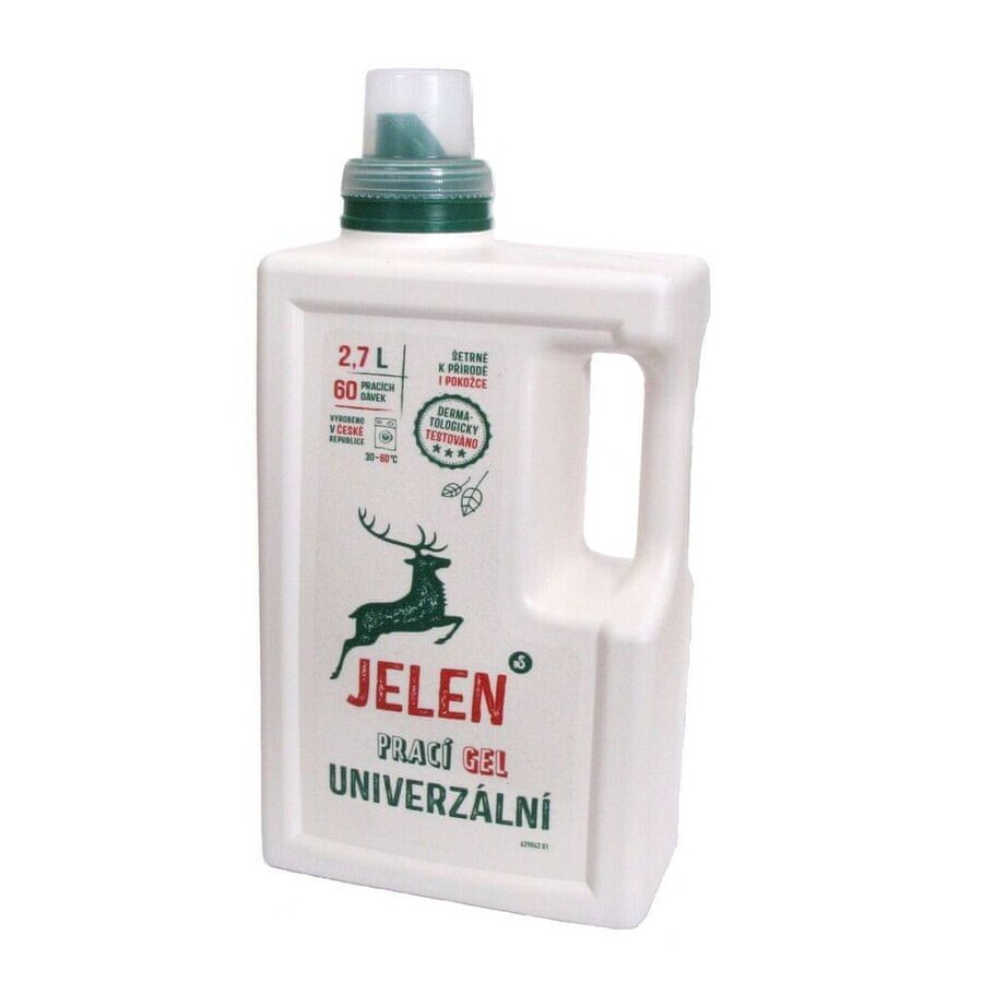 Gel Detergente Cervo 2,7L Universale 60P 1×2,7L, Gel Detergente Universale