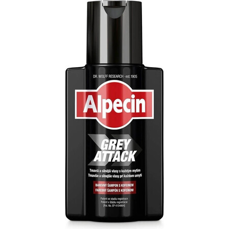 ALPECIN Grey Attack Shampoo 1×200 ml, shampoo against gray hair