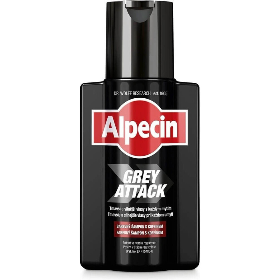 ALPECIN Grey Attack Shampoo 1×200 ml, shampoo against gray hair