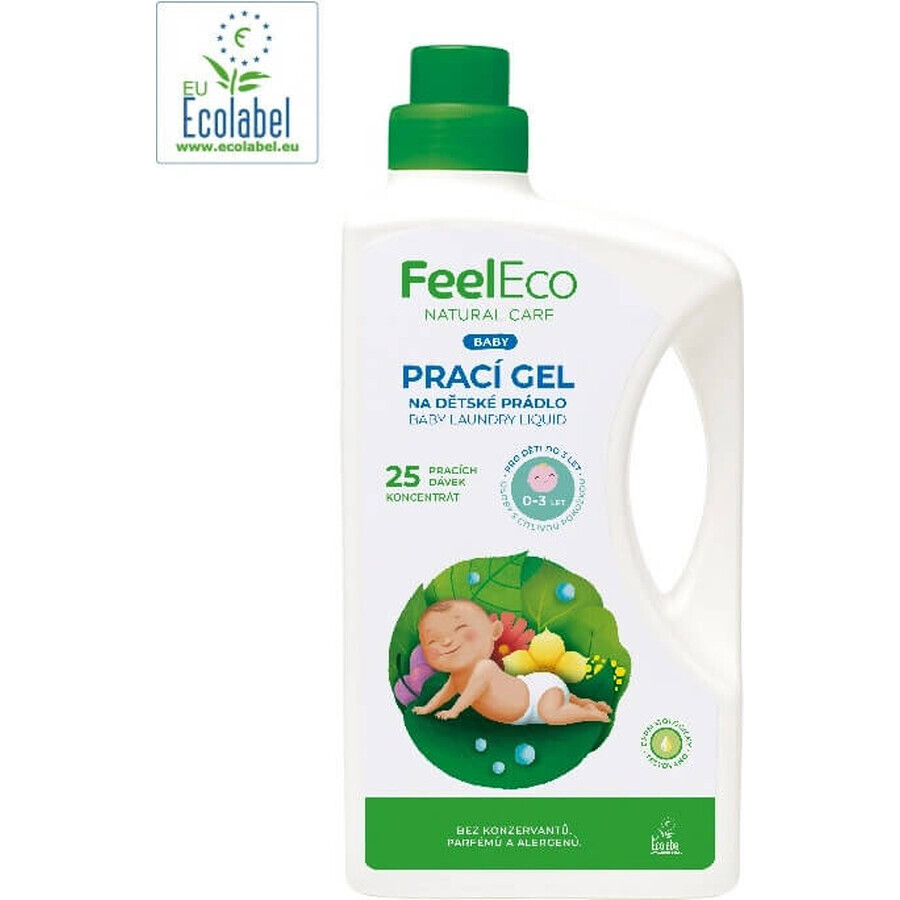 Feel Eco Baby Wash Gel 1×1500 ml, adatto ai bambini e alla pelle sensibile