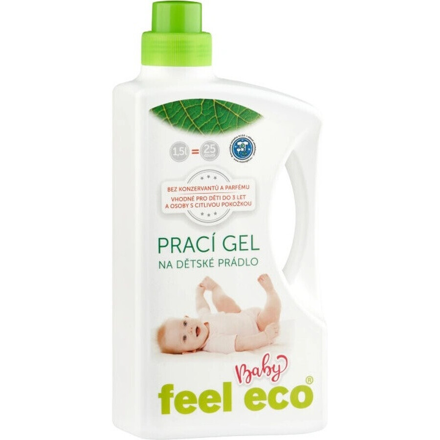 Feel Eco Baby Wash Gel 1×1500 ml, adatto ai bambini e alla pelle sensibile