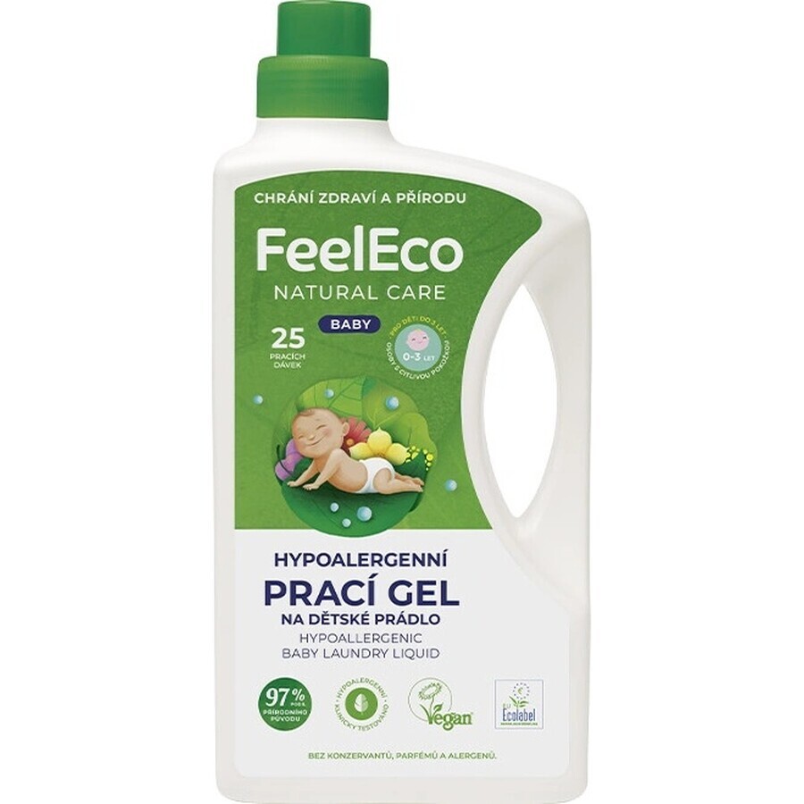 Feel Eco Baby Wash Gel 1×1500 ml, adatto ai bambini e alla pelle sensibile