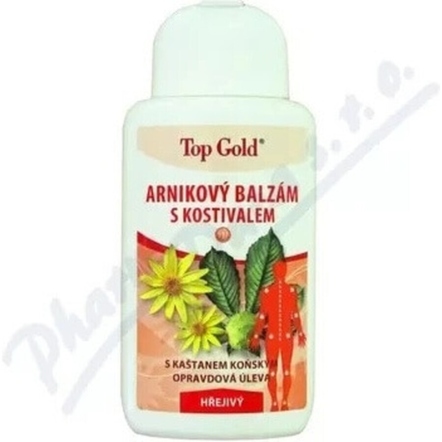 TOP GOLD Arnica con balsamo al midollo osseo 1×200 ml, balsamo