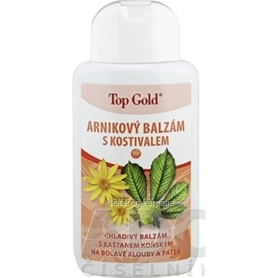 TOP GOLD Arnica con balsamo al midollo osseo 1×200 ml, balsamo