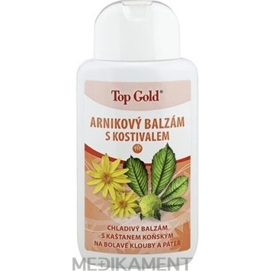 TOP GOLD Arnica con balsamo al midollo osseo 1×200 ml, balsamo