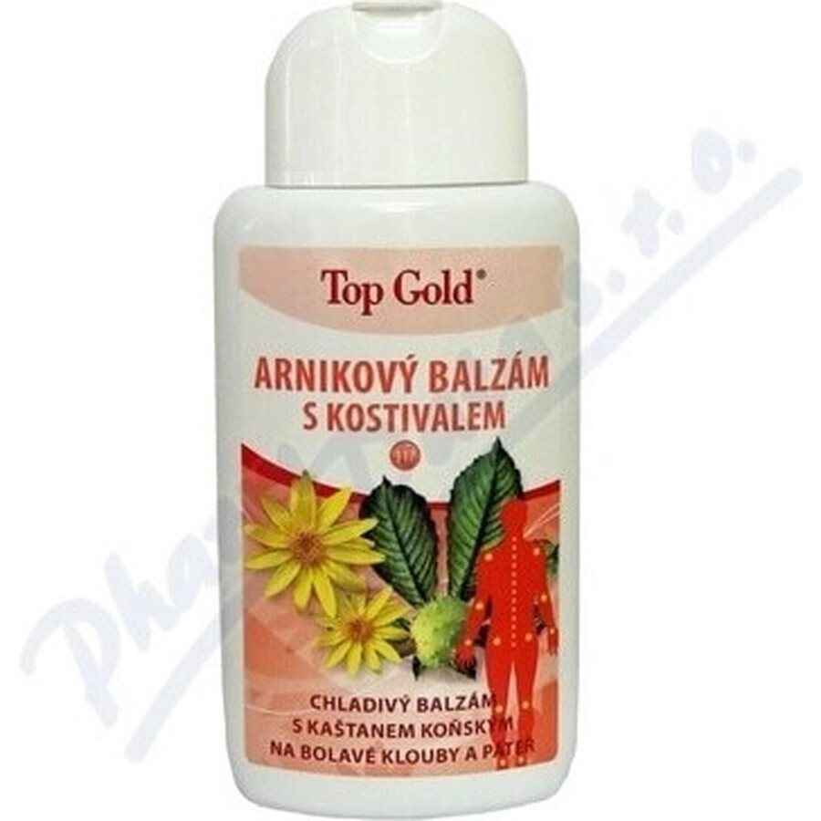 TOP GOLD Arnica con balsamo al midollo osseo 1×200 ml, balsamo