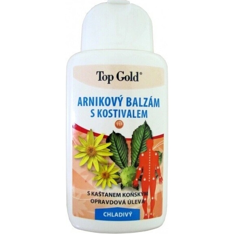 TOP GOLD Arnica con balsamo al midollo osseo 1×200 ml, balsamo