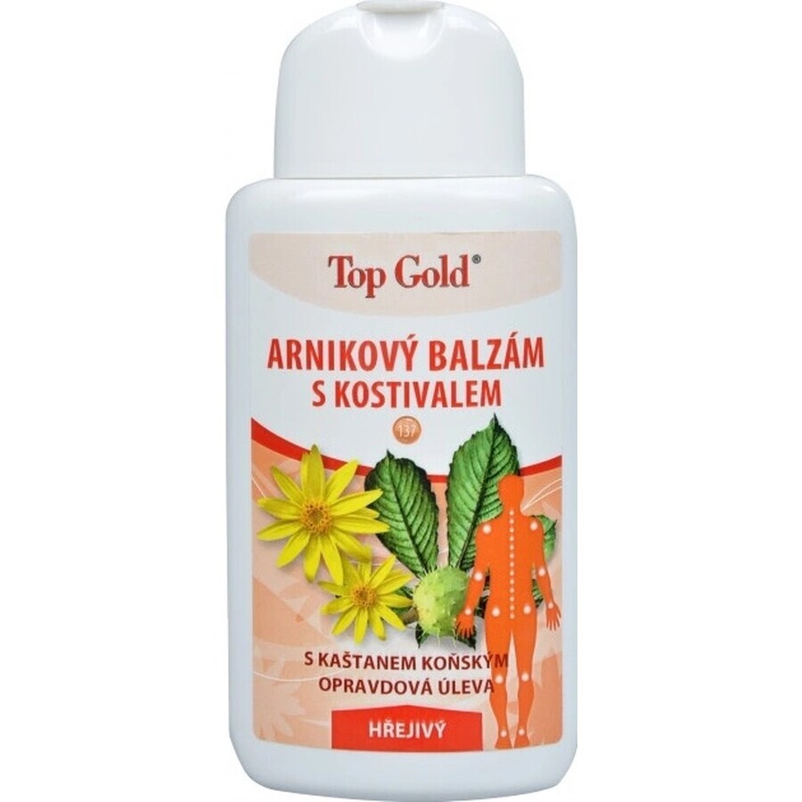 TOP GOLD Arnica con balsamo al midollo osseo 1×200 ml, balsamo