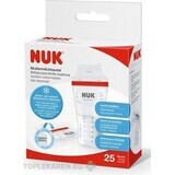 NUK breast milk bags 1×25 pcs, milk bags