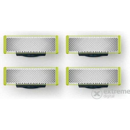 Lames de remplacement 4 pcs pour Philips OneBlade QP240/50 1×4 pcs, lames de remplacement