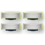 Lames de remplacement 4 pcs pour Philips OneBlade QP240/50 1×4 pcs, lames de remplacement