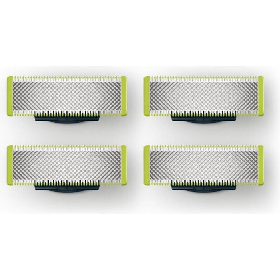 Lames de remplacement 4 pcs pour Philips OneBlade QP240/50 1×4 pcs, lames de remplacement