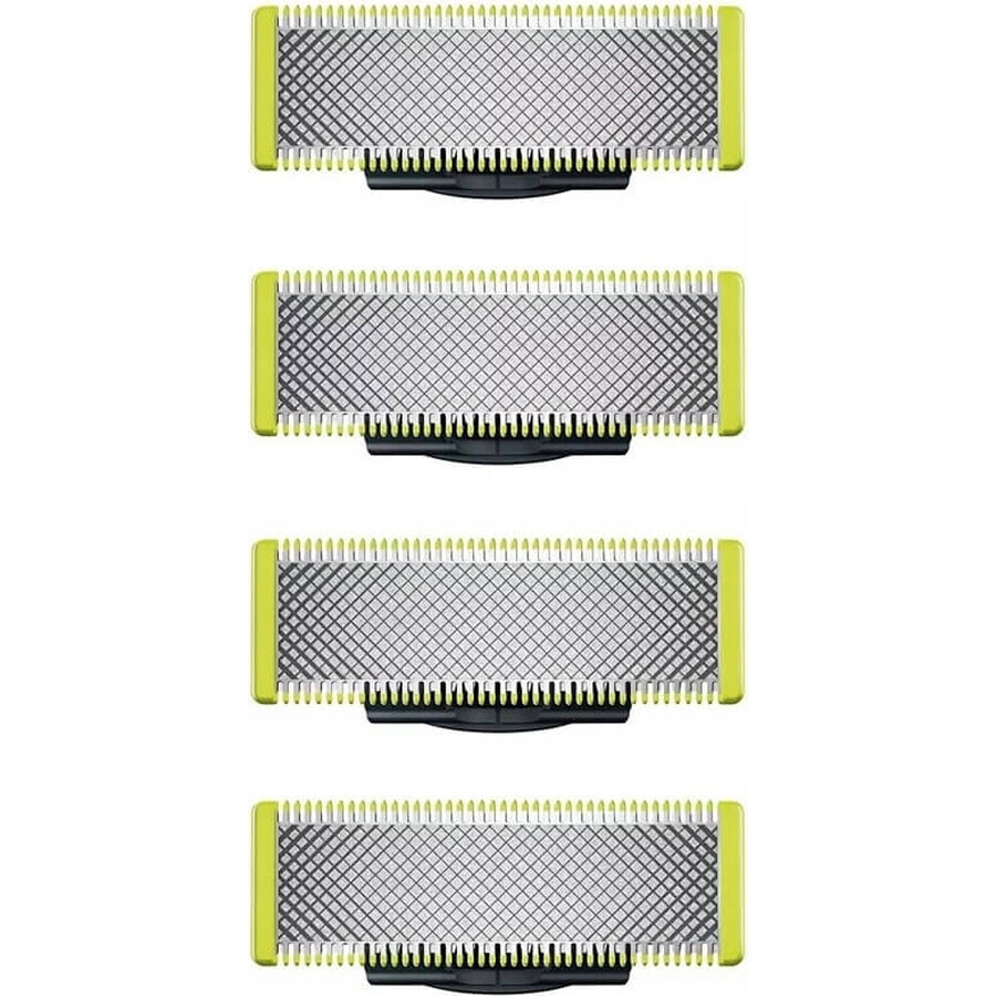 Lames de remplacement 4 pcs pour Philips OneBlade QP240/50 1×4 pcs, lames de remplacement