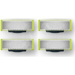 Lames de remplacement 4 pcs pour Philips OneBlade QP240/50 1×4 pcs, lames de remplacement