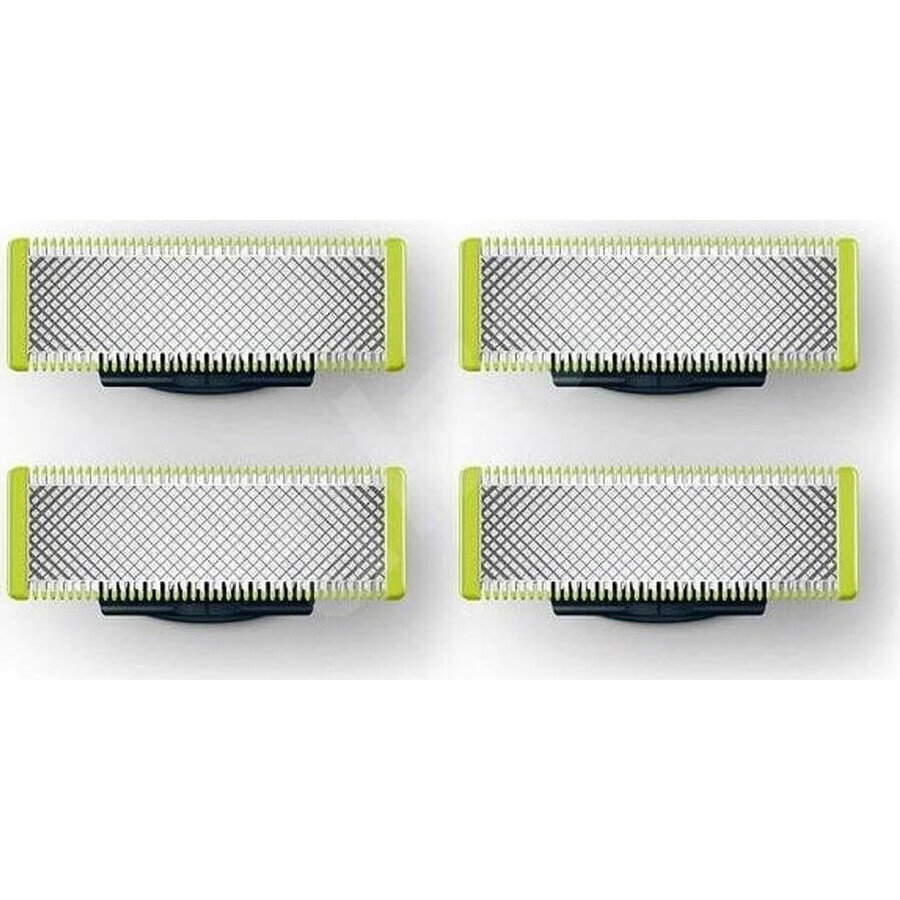 Lames de remplacement 4 pcs pour Philips OneBlade QP240/50 1×4 pcs, lames de remplacement