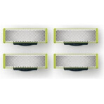 Lames de remplacement 4 pcs pour Philips OneBlade QP240/50 1×4 pcs, lames de remplacement