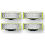 Lames de remplacement 4 pcs pour Philips OneBlade QP240/50 1×4 pcs, lames de remplacement