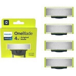 Lames de remplacement 4 pcs pour Philips OneBlade QP240/50 1×4 pcs, lames de remplacement