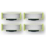 Lames de remplacement 4 pcs pour Philips OneBlade QP240/50 1×4 pcs, lames de remplacement