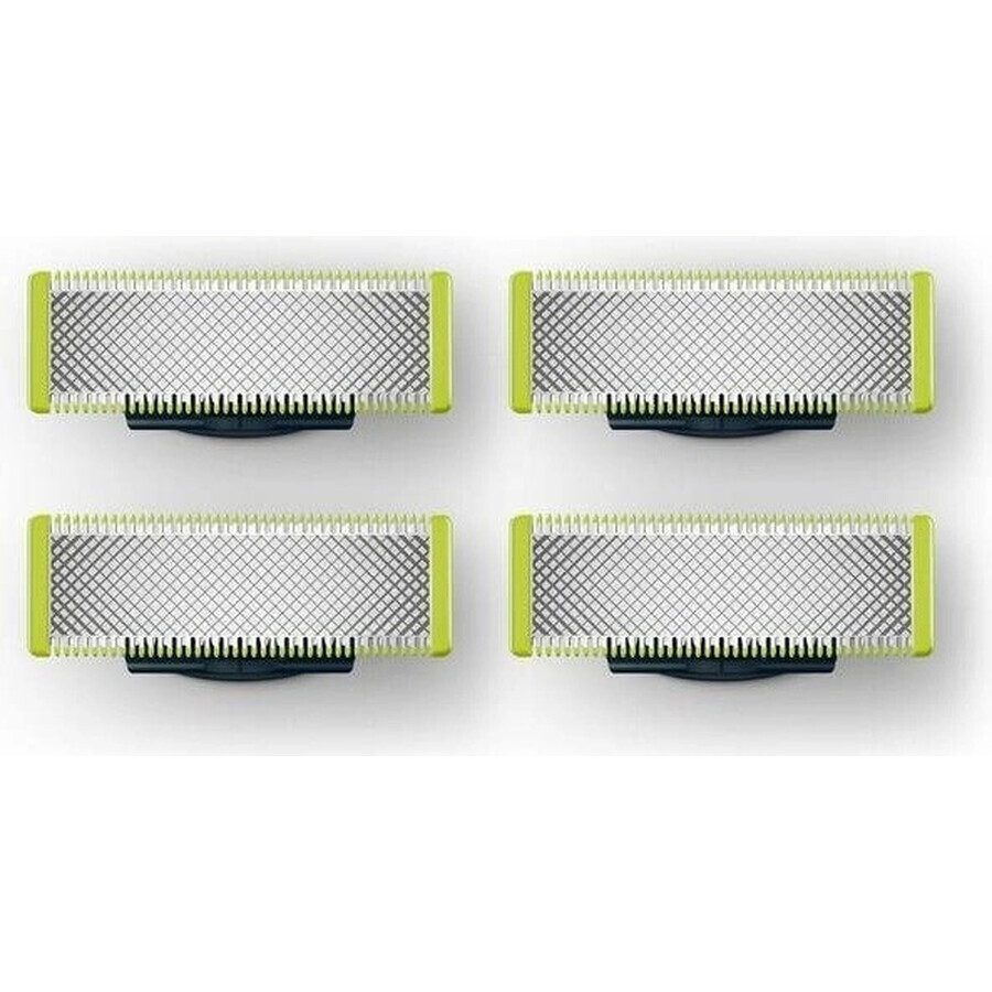 Lames de remplacement 4 pcs pour Philips OneBlade QP240/50 1×4 pcs, lames de remplacement