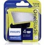 Lames de remplacement 4 pcs pour Philips OneBlade QP240/50 1×4 pcs, lames de remplacement