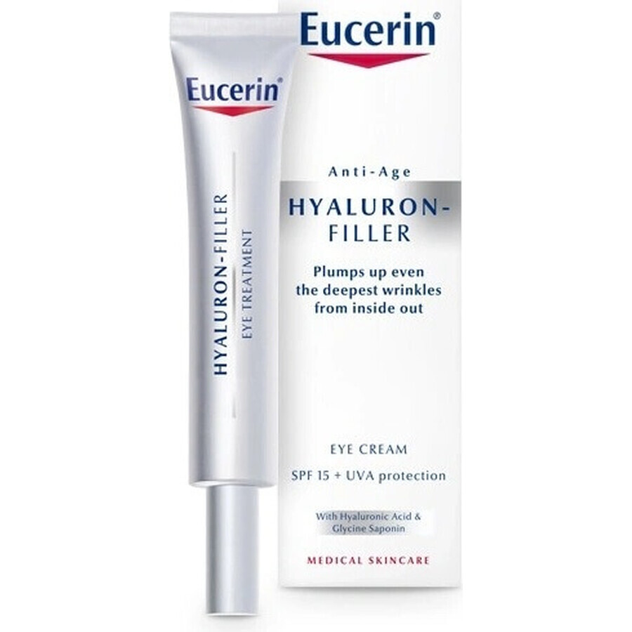 Eucerin HYALURON-FILLER contorno de ojos antiarrugas 1×15 ml, crema