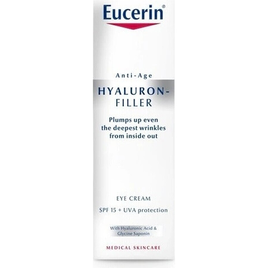 Eucerin HYALURON-FILLER contorno de ojos antiarrugas 1×15 ml, crema