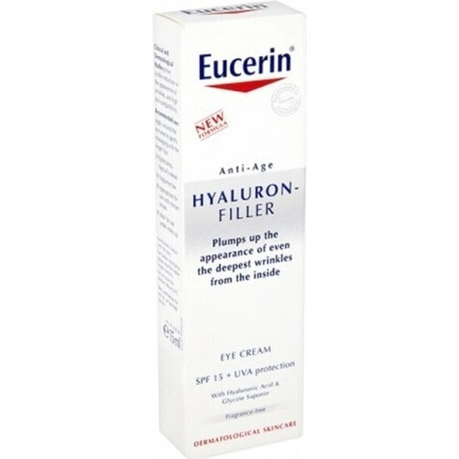 Eucerin HYALURON-FILLER contorno de ojos antiarrugas 1×15 ml, crema