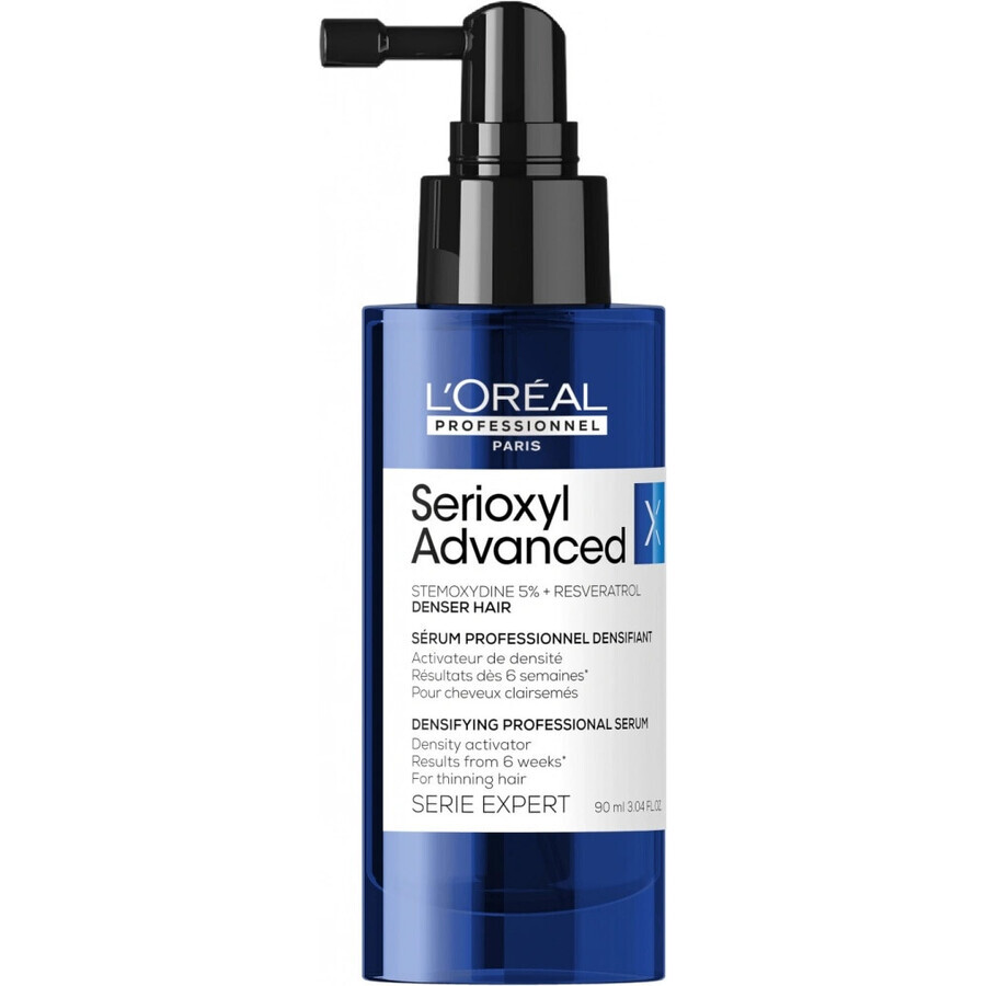 L'Oréal Professionnel Siero per il diradamento dei capelli Serioxyl Advanced Density 1×90 ml, siero per il diradamento dei capelli