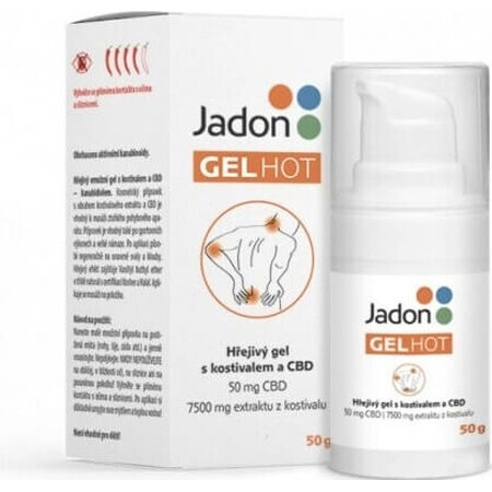 Jadon HOT GEL gel riscaldante con CBD 1x50 g