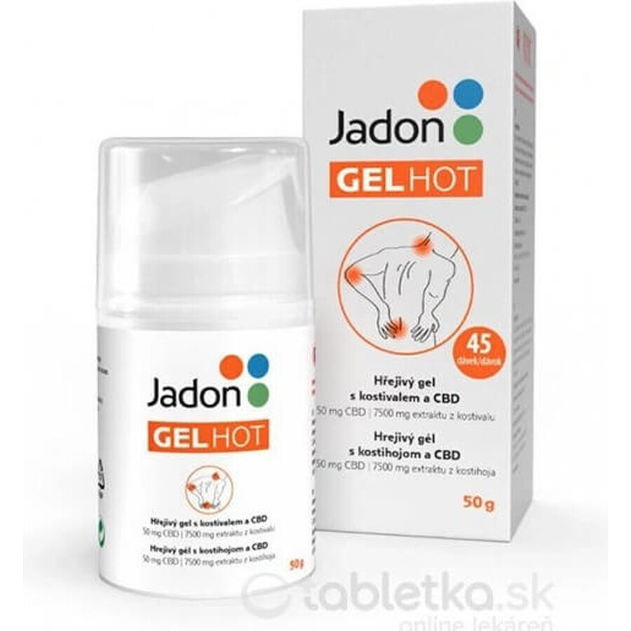 Jadon HOT GEL gel riscaldante con CBD 1x50 g