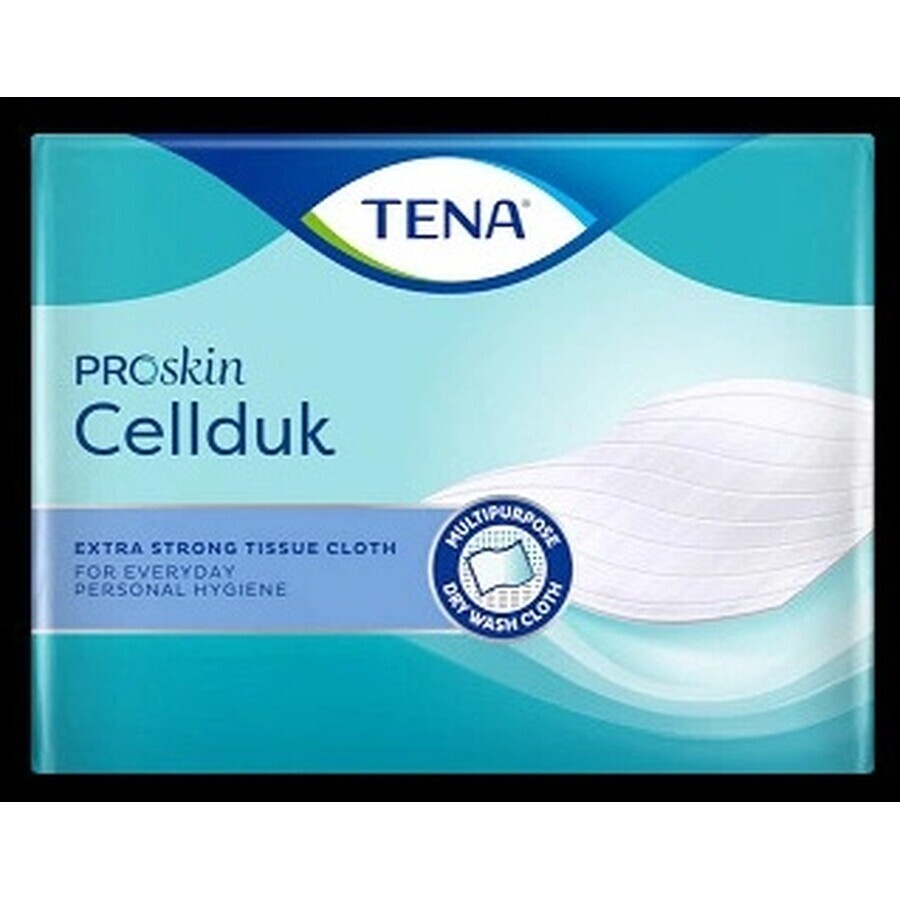 TENA Cellduk Lingettes pour personnes incontinentes 1×200 pcs, 25×26 cm lingettes