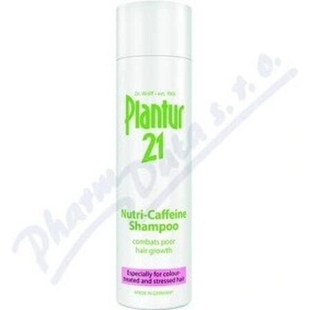 Plantur 39 Shampoo con fito-caffeina per capelli trattati con colori 1×250 ml, shampoo con caffeina